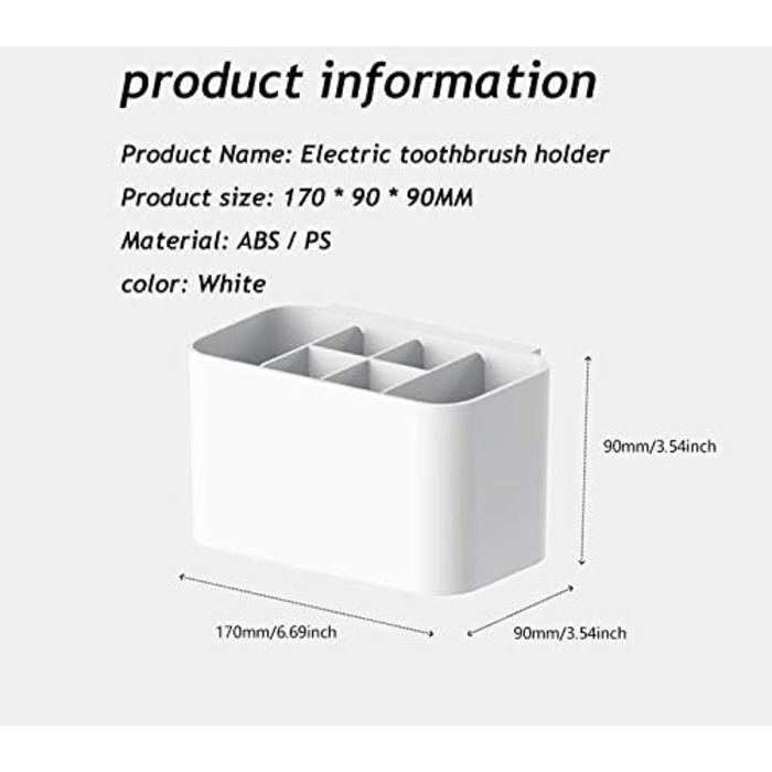 Автоматичний диспенсер зубної пасти та тримач для зубних щіток MHTECH - комплект з 2 пресовальників пасти, 4 стаканів та місцем для 5 щіток. Підходить для всіх типів щіток, настінний монтаж