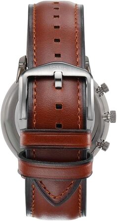 Годинник чоловічий Fossil Neutra Chronograph, кварцовий, шкіряний ремінець коричневий/сірий