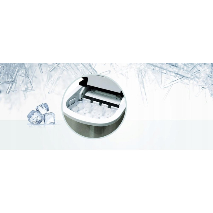 Льодогенератор CASO Germany IceMaster PRO, сріблястий/сірий, 90 Вт
