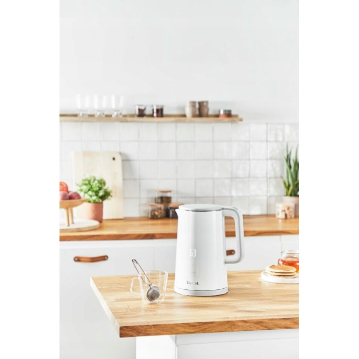 Електричний чайник Tefal KO693110, 1800 Вт, 1,5 л, білий