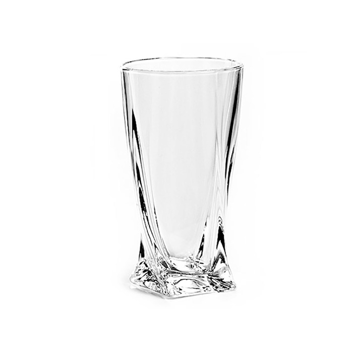 Набір склянок Crystal Bohemia QUADRO, 350 мл, 6 шт.