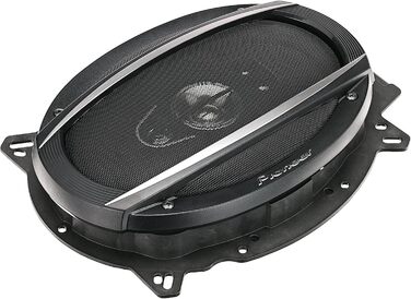 Автомобільна акустика Pioneer TS-A6970F 6x9'', 5-смугові коаксіальні динаміки, комплект з 2-х, потужність 600 Вт, 100 Вт RMS, потужний звук, висока чутливість, монтажна глибина 72 мм, розмір вирізу 153x222 мм, з ґратами