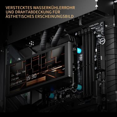 Ігровий корпус Thermalright TR A70 Vision ATX з LCD-дисплеєм 9.16'', панорамною підсвіткою та підтримкою 8 вентиляторів