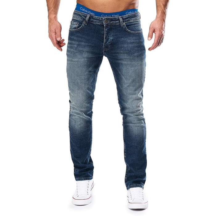 Чоловічі джинси Merish Slim Fit Stretch Denim 9148-2100, сині 33W/32L