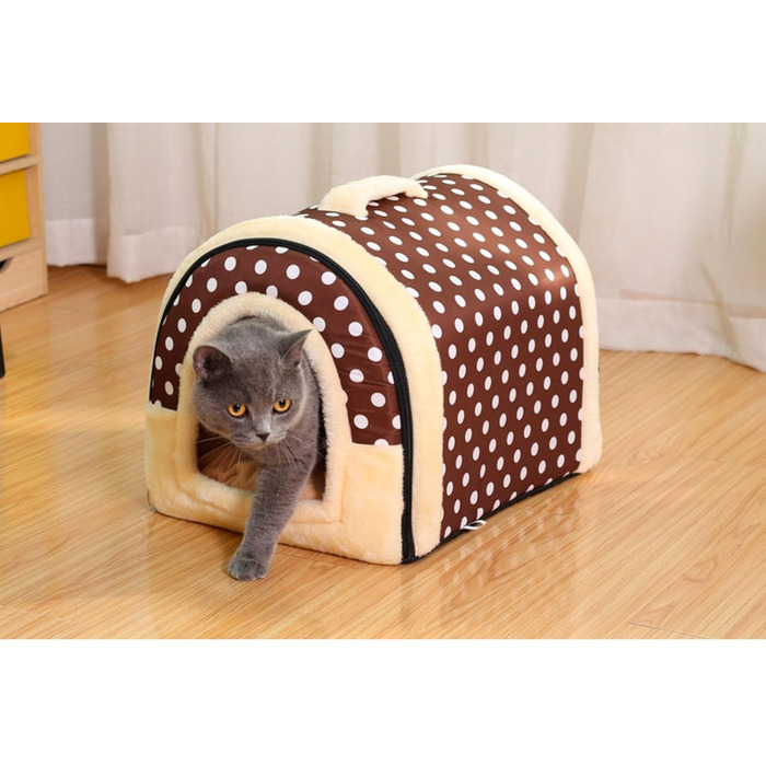 Кінець-будиночок для собак маленьких порід, затишна кімната для домашнього улюбленця, тепла та м'яка, підходить для зими, кімната для кота та собаки