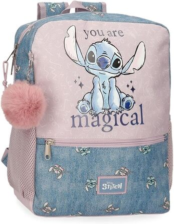 Дитячий рюкзак Joumma Disney Stitch з помпоном, декілька відділень