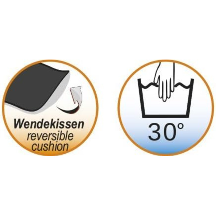 Ліжко овальне для собак та котів Nobby Komfortbett Ceno, 45x40x19 см, чорний/сірий