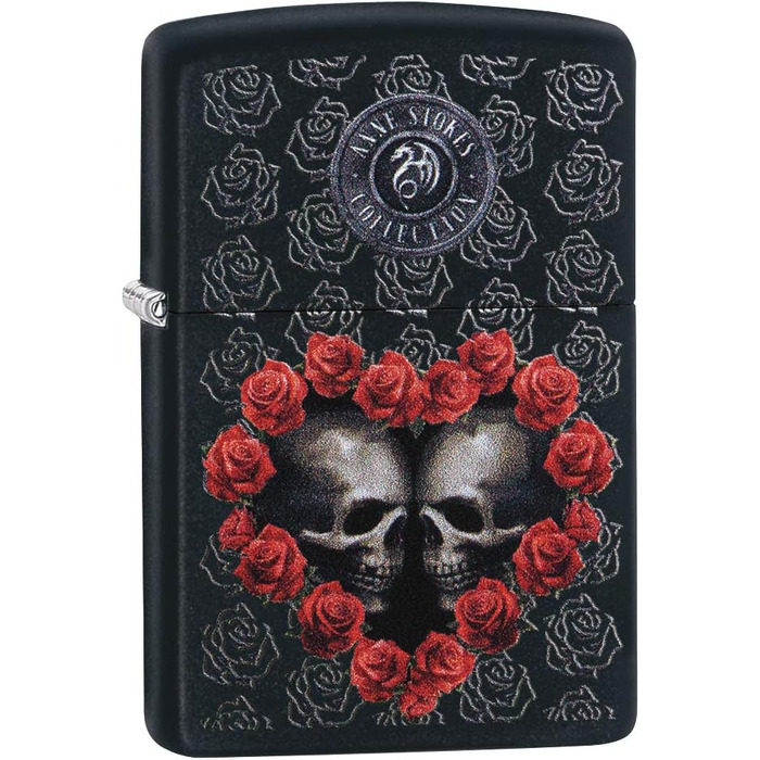 Запальничка Zippo Anne Stokes 2019, сатин, срібло, вузька