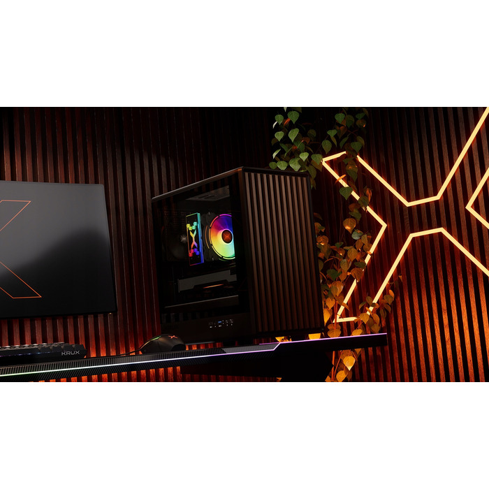 Корпус для ПК Krux Helio Mini Tower, чорний