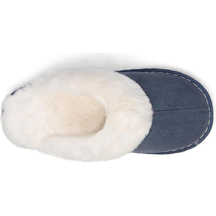 Тапочки зимові теплі плюшеві для дому, антиковзаючі, з штучного хутра, для жінок та чоловіків (40/41 EU, блакитні)