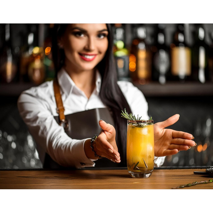 Набір склянок Glasmark KROSNO 1992 Longdrink 6 шт по 400 мл для води, коктейлів, високі склянки для напоїв, придатні для мийки в посудомийній машині