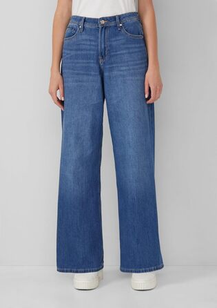 Джинси s.Oliver Suri Regular Fit High Rise Wide Leg сині (48)