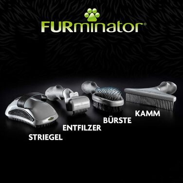 FURminator гребінець для довгошерстих собак та котів - щітка для запобігання ковтунів та сплутаного хутра, версія 2.0