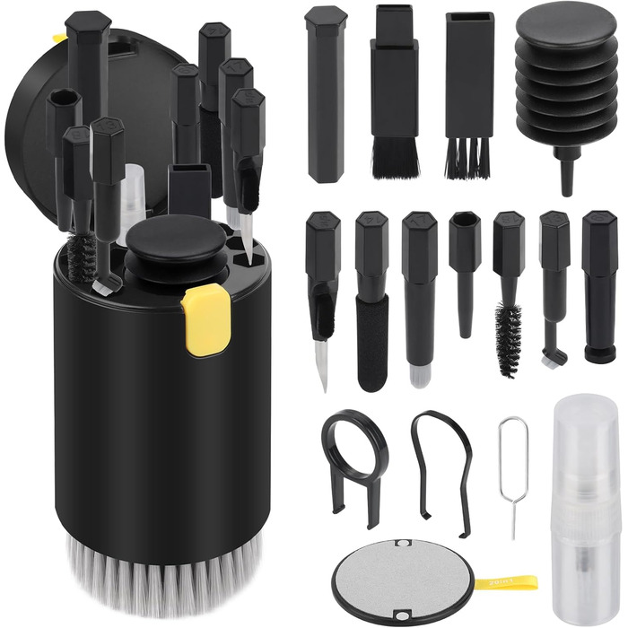 Набір для чищення електроніки MXTIMWAN 20 в 1: для AirPods, телефонів, клавіатур, камер та ноутбуків