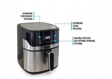 Аерофритюрниця N'oveen AF550 1600 Вт, 6,5 л