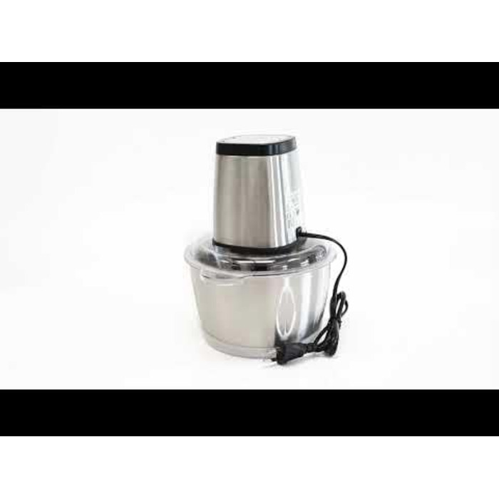 Подрібнювач ProfiCook PC-MZ 1150 (нержавіюча сталь) 1л, 2 ножі, 2 швидкості, кришка для льоду