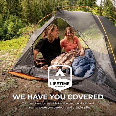 Сплячий мішок TETON Sports Mammoth Queen-Size, двомісний, синій, для кемпінгу, -6°C