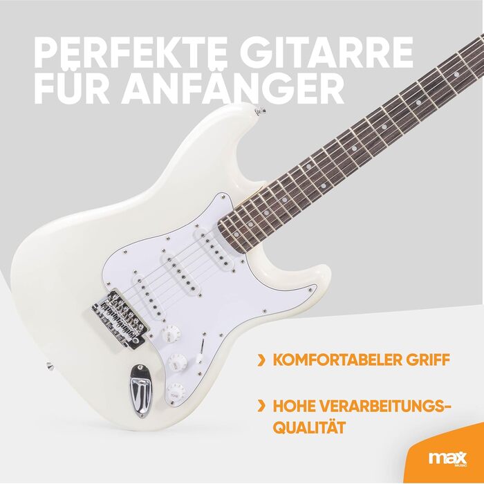 Електрогітара Max GigKit 4/4 з підсилювачем 40 Вт, аксесуарами та чохлом