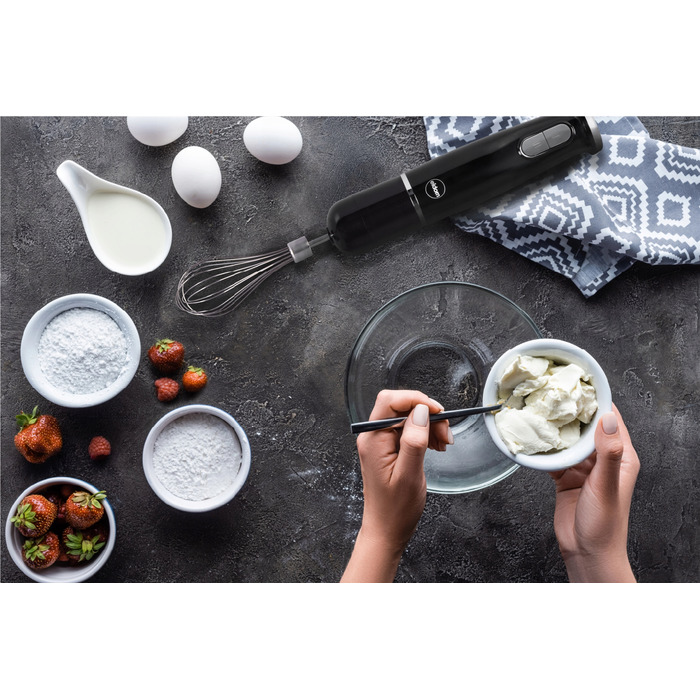 Мультифункціональний занурювальний блендер-подрібнювач, набір-міксер Eldom BL240, чорний