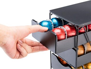 Організатор для капсул Nespresso Vertuo, 3 ящики, на 60 капсул