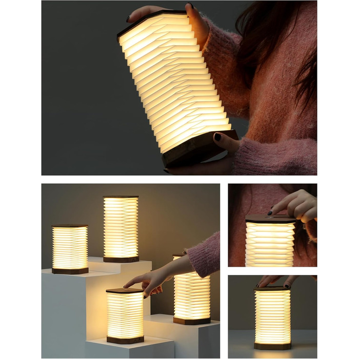 Настільна лампа для спальні та вітальні, регульована висота та яскравість, тепле світло, для читання, навчання, офісу, дому, гуртожитку (без ручки)