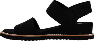 Сандалі жіночі Skechers Desert Kiss чорні, розмір 37 EU, широка колодка