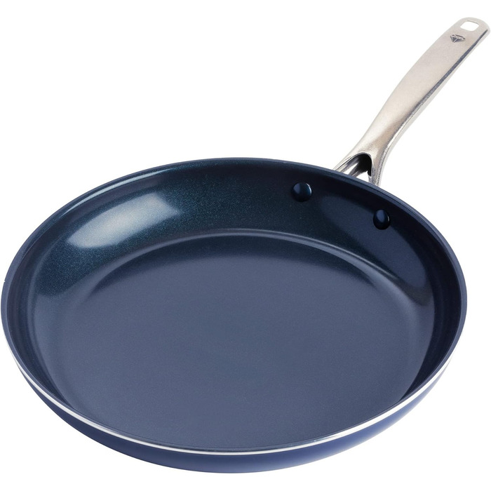 Набір сковорідок Blue Diamond Cookware Diamant, 2 шт (24 см та 28 см), керамічне антипригарне покриття, без PFAS, для всіх типів плит, включаючи індукцію