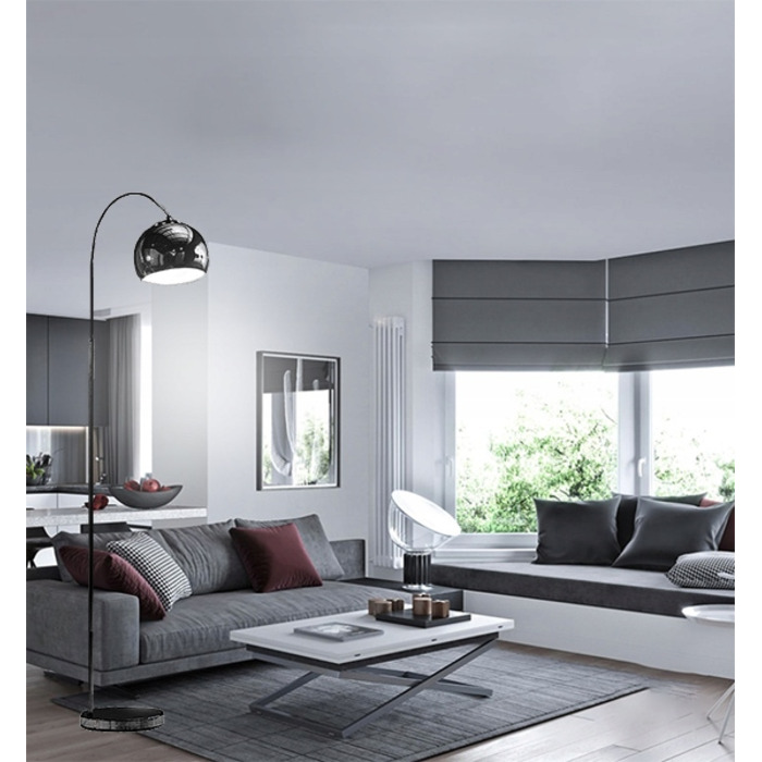 Торшер Krislamp Aura E27 40 Вт, чорний