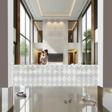 Захисне ворота для дитячих воріт, захист від падіння сходами, для дітей, котів та собак, 86 x 330 см