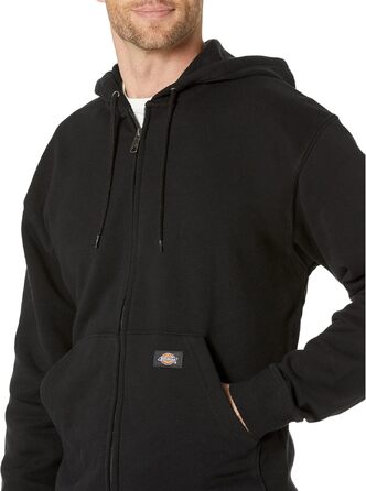 Чоловічий флісовий жилет-худі Dickies на блимавці, Regular Fit, чорний, розмір L