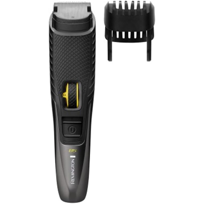 Триммер для бороди Remington MB5000 Black: професійний набір з керамічними лезами (0.4-18 мм), 9 налаштувань довжини, акумулятор/мережа, LED-індикатор
