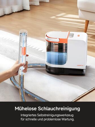 Uwant B300 Pro: Професійний очищувач меблів та килимів, 18000 Па, для диванів, килимів та матраців