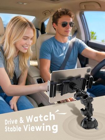 Автотримач для планшету OHLPRO: універсальний, 360° обертання, для iPad, Samsung Tab, Huawei (6-11