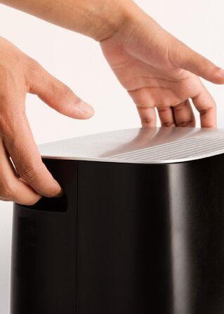 Осушувач повітря CREATE Luftentfeuchter XL SPIRAL для приміщень до 90 м², 10 л, 380 Вт, з LED-дисплеєм та системою безпеки (Чорний)