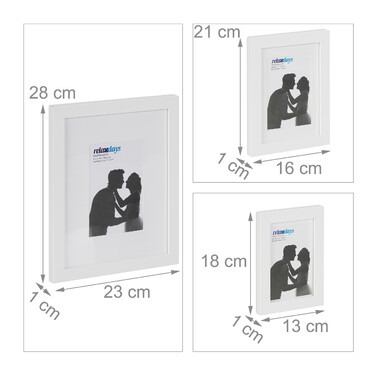 Relaxdays 7-Piece Picture Frame Set