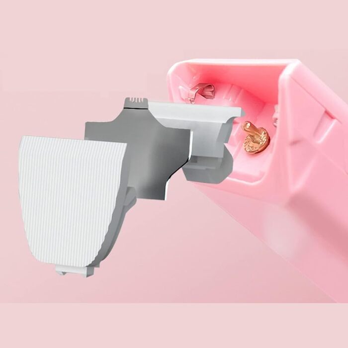 Професійна машинка для стрижки собак та котів, тиха, з керамічним лезом, електрична, водонепроникна (IPX7), зелена (набір лез, для лап)