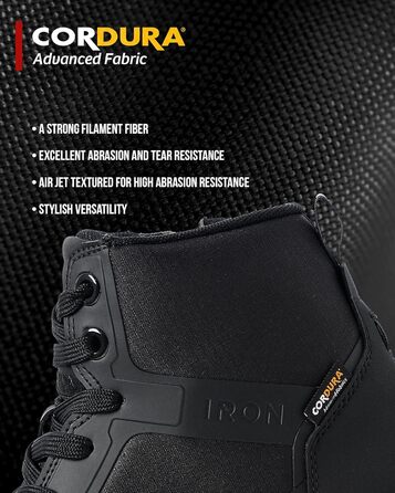 Мотоциклетні черевики RIDEIRON для чоловіків: водонепроникні, з антиковзаючою підошвою, дихаючі, стильні та зручні. Розмір 44 EU, чорний колір. Підходять для всіх сезонів.