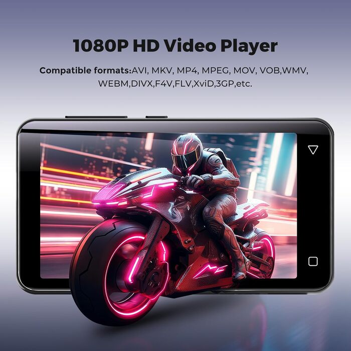 MP3 плеєр Inioasis з Bluetooth, WiFi, Spotify, Amazon Music, 4