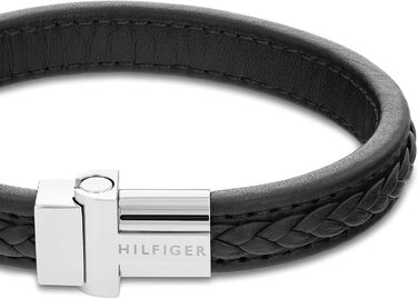 Браслет чоловічий шкіряний Tommy Hilfiger чорний 2790375
