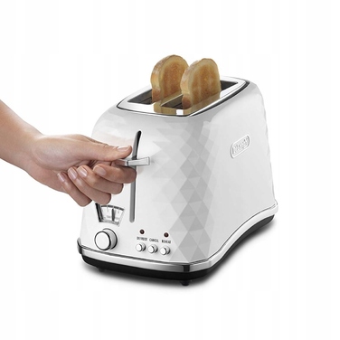 Тостер De'Longhi CTJ 2103.W, білий, 900 Вт