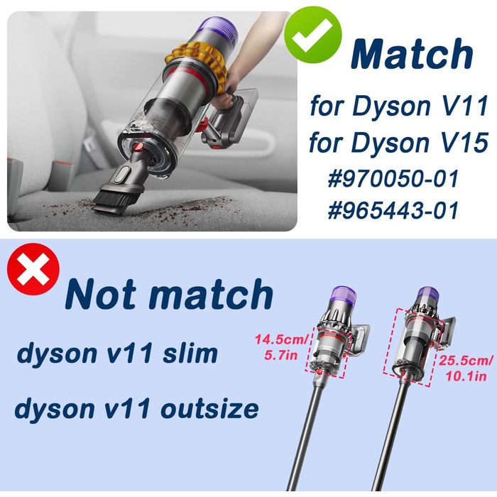 Dyson V10/V11 Dust Bin Replacement for Dyson V10 SV12 Vacuum Cleaner - Large Capacity Accessory, Part No. 969509-01