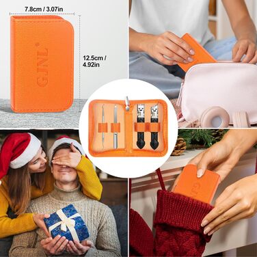 Манікюрний кусачок для товстих нігтів, 4 шт. срібного кольору