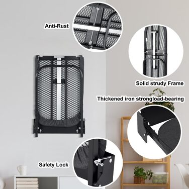 Настільна гладильна дошка Duwee, компактна, розкладна, 32x93 см, без підставки для праски