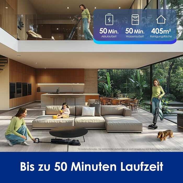 Вертикальний миючий пилосос Tineco Floor ONE S7 Stretch Ultra з функцією FlashDry та системою DualBlock