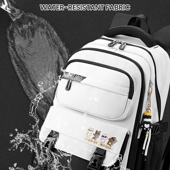 Шкільний рюкзак IvyH для дівчаток та хлопчиків, 15.6