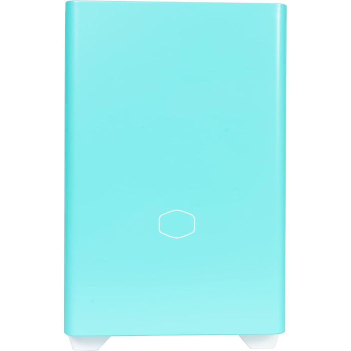 Корпус Mini-ITX Cooler Master MasterBox NR200P Caribbean Blue з загартованим склом, вертикальним кріпленням GPU та покращеною вентиляцією