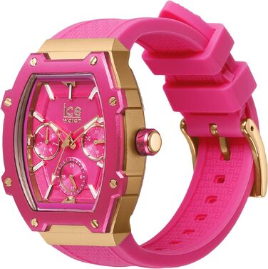 Жіночий кварцовий годинник Ice-Watch Ice Boliday з силіконовим ремінцем (Small, Рожевий)