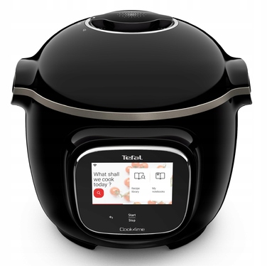 Мультиварка-скороварка Tefal Cook4me Touch CY912, 6 л, Wi-Fi, 13 функцій, чорна