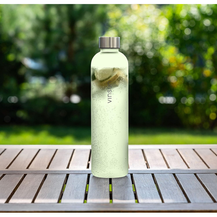 VINSUN Water Bottle 650ml, 1000ml, 1500ml - Leak-proof, Carbonated Drink Compatible, BPA-Free, Tritan - Lightweight Water Bottle for Sports, Outdoors, School, Biking, Office
