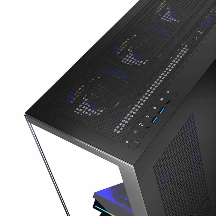 Корпус для комп'ютера Modecom Volcano Stellar ARGB Midi 8F Black